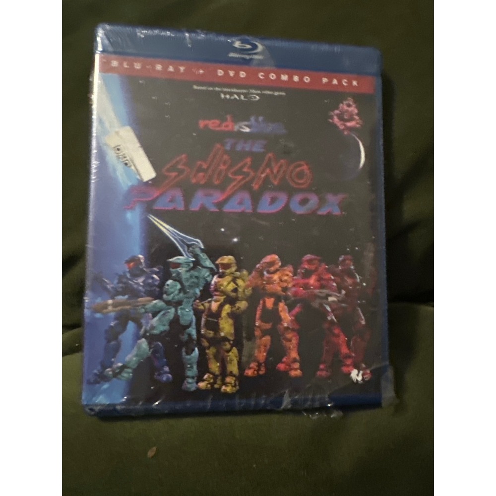 Red vs Blue The Shisno Paradox Blu-ray DVD Combo Pack Rooster Teeth Halo S16